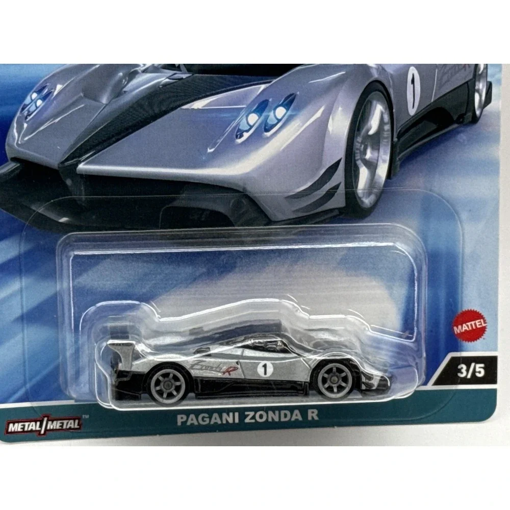 Hot Pagani Zonda R Wheels Premium Speed Die Cast Car 1:64 Silver